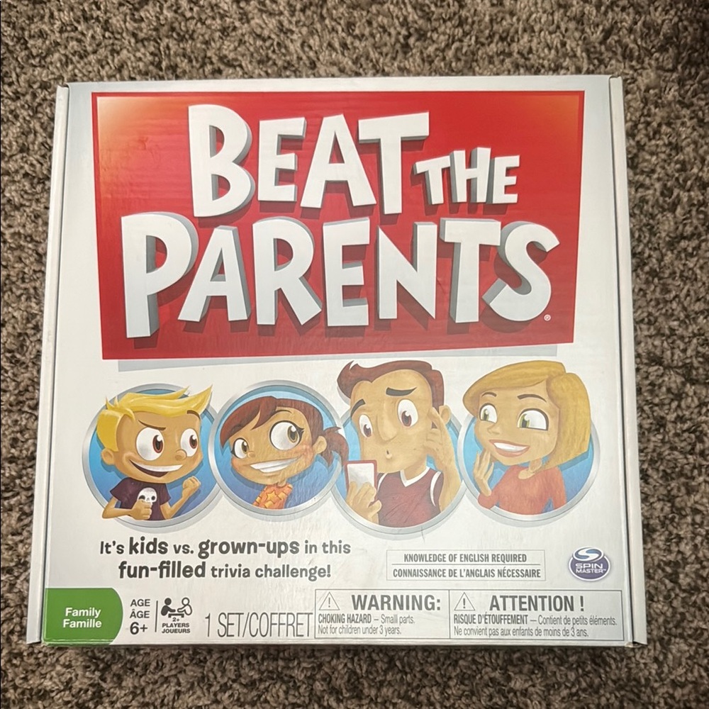 Beat The Parents Board Game - Red